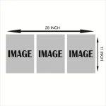 Multicolor Abstract Wall Frame Set