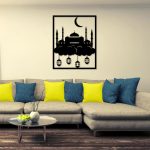 Islamic Mosque Wall Art – Black Islamic Wall Decor