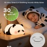 Panda sleep trainer lamp with 30 minute auto off feature