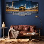 5 piece Khana Kaaba wall frame design