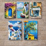 Wooden 3D calligraphy wall frame set for office wall styling