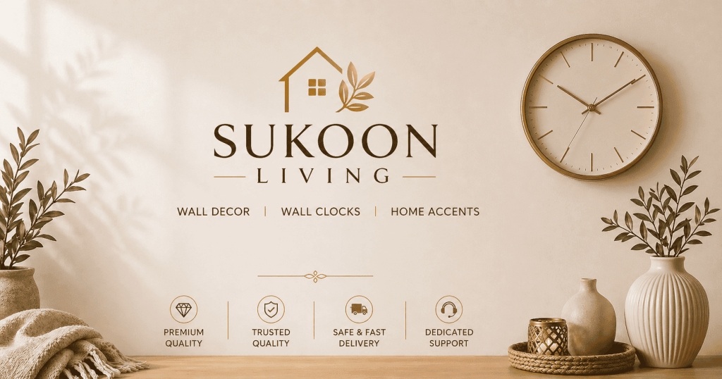 SukoonLiving wall decor and home decor in Pakistan